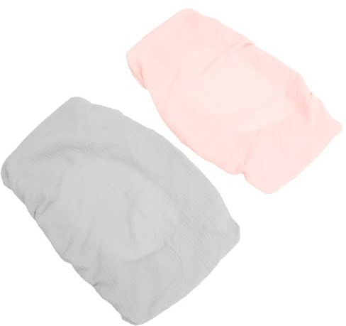 PAMINGONO 2 pezzi Copri Fasciatoio Elastici in Cotone per Lavabili e Morbidi Fodera Traspirante per Fasciatoio Unisex Adatti per Fasciatoi Portatili e Teli Assorbenti