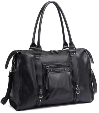 David Jones - Grand Sac à Main Femme - Cabas Fourre-Tout Porté Epaule Bandoulière Simili Cuir PU - Sac Cours Lycée Travail Taille A4 - Ville Vintage Mode Elégant Tendance