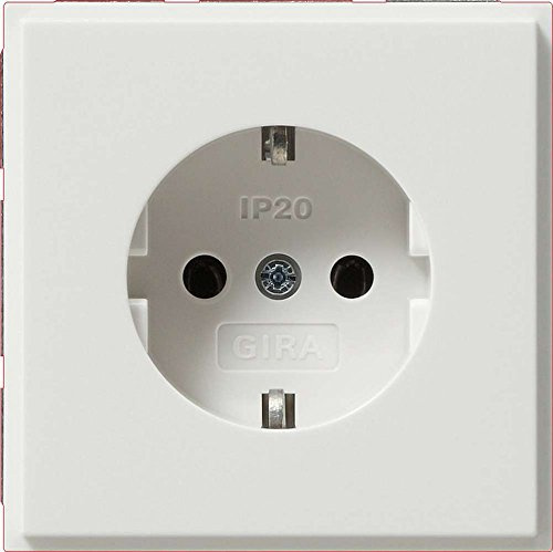 Gira 018866 Schuko Steckdose Gira TX_44, reinweiß