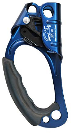 Kong. Lift. 1 Maniglia Sinistra per Risalita su Corde. Camma Dotata di Sistema Anti-Ribaltamento. Made in Italy. CE EN 567, CE EN 12841/B. Alluminio. 225g. Blu.