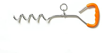 Pet Brands Rac Tie Out Stake and Cable, silver