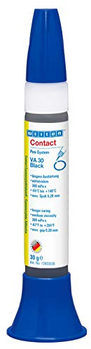 WEICON Contact VA 30 Black Cyanacrylat-Klebstoff 30g für Gummi & Kunststoff