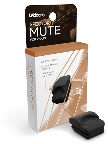 Super Sensitive Strings 9493 Violin Spector Mute - Black