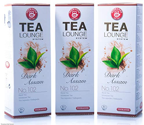 Teekanne Tealounge Kapseln - Dark Assam No. 102 Schwarzer Tee (3x8 Kapseln)