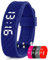 Reloj con recordatorio vibrador (Instrucciones en español): con hasta 10 alarmas personales o recordatorios de píldoras por día (Azul, Grande)