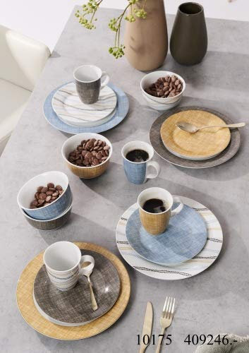 Ritzenhoff & Breker Geschirr-Serie Brazil Größe 6er Set Speiseteller 27 cm Blau Brazil