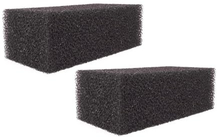 AquaOne Filterschwamm schwarz 2 Stück Hang On Filter HBL 701 Ersatzschwamm Filter Filterwatte