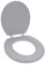 Ginsey Abattant WC rond gris 01590