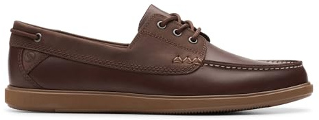 Clarks herr Bratton båtsko, Mörkbrunt, 40 EU