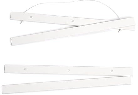 Bildershop-24 Posterleiste 51cm Weiß mit Magnet zum Aufhängen