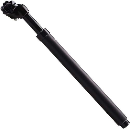 LekLai Gefederte Sattelstütze, Fahrrad-Sattelstütze, Mountainbike-Stoßdämpfer-Sattel-Sattelstütze Youli Gummi-Stoßdämpfer-Sitzrohr (Color : Black Shock Absorber 30.9 * 350)