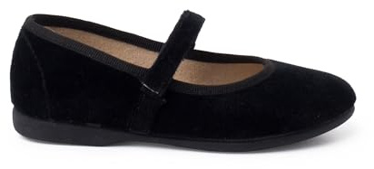 Pisamonas Merceditas Terciopelo Niña Tira Fina Adherente Talla 28 Color Negro