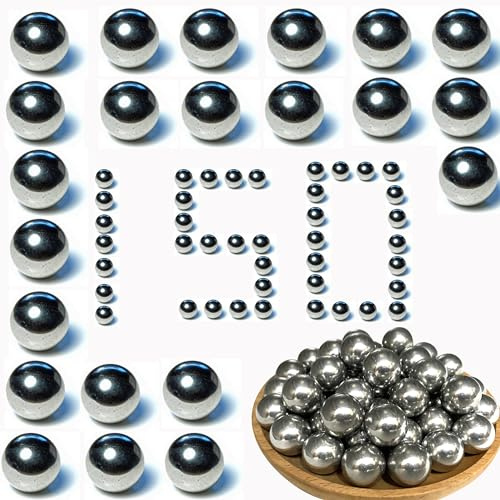 Alien Play 150 x 68 Kaliber Aluminium Selbstverteidigungsbälle, .68 Kal Munition für Byrna SD/LE wiederverwendbare Paintball-Projektile 7,3 g für Training und Zielübungen, passend für Pistelle X-68 | 7,3 Gramm .68 Kal Kinetic Rounds Fit für Byrna SD/LE, Secure 68P, Pistelle X-68/Grimburg Training und Zielübungen