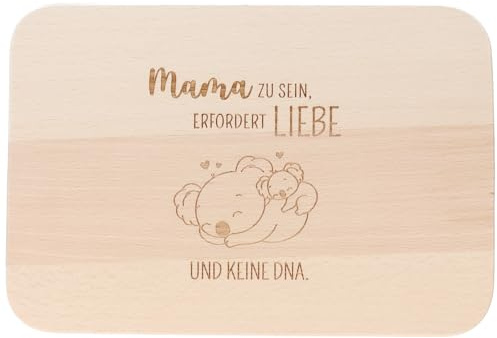 Spruchreif | Frühstücksbrettchen mit Gravur | Geschenk für Bonus Mama | Geschenk für Stiefmutter zum Muttertag