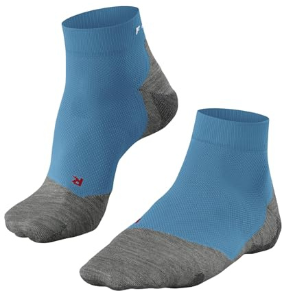 FALKE herr Löparstrumpor RU5 Race Short M Sso funktionellt garn antiblåsning 1 par, Grön Turquoise 7922, 42-43