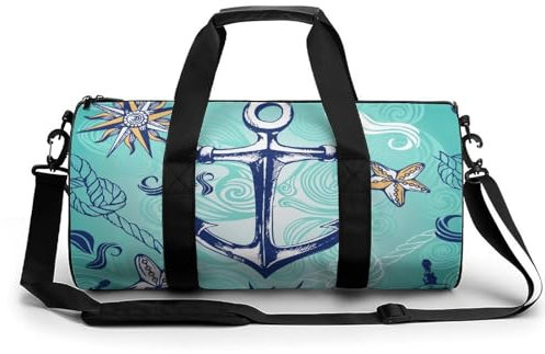 Segeln Sport Duffel Bag Sporttasche Reisetasche Handgepäck Tasche Schwimmtasche Weekender Bag 45x23x23cm