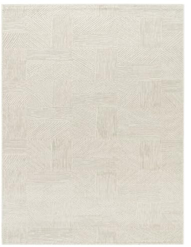 TT Home Wohnzimmer Teppich Esszimmer Kurzflor Boho Design Skandinavisch Abstrakt Unifarben Hoch-Tief-Effekt Moderner Style, Größe:120x160 cm