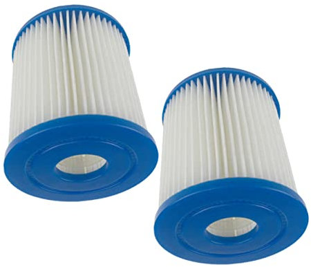 KONTONTY Filter Für Ersatzfilter Poolfilter 2-teilig Leicht Zu Reinigen Mikropartikel Fangen Sauberes Wasser Halten