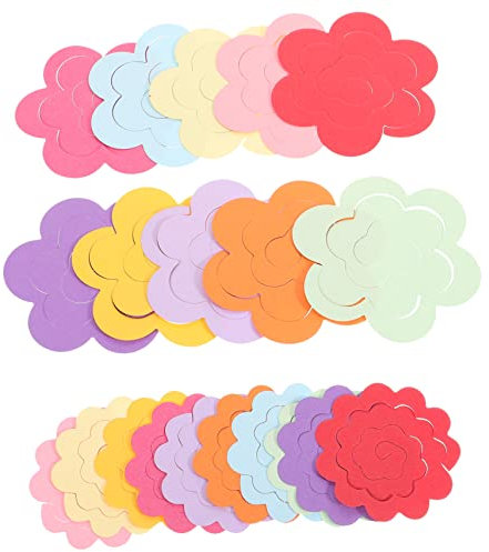DOITOOL Papier Quilling Mit Farbigen Origami Streifen Rosen Origami Papiere Für DIY Papierblumen Bastelarbeiten