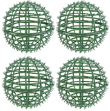 VALICLUD 4pcs Boxwood Topiary Ball Frame DIY Flower Arrangement Rack for Weddings and Gardens Smooth Surface Sturdy Design Versatile Decorative Use