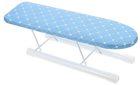 ULTECHNOVO Asse da Stiro da Tavolo Pieghevole per Uso Domestico Copertura Resistente e Supporto per Ferro per Stirare Maniche e Piccole Aree