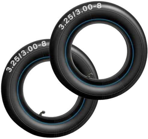 2 pacchetto Heavy Duty 3.00/3.25-8 con TR87 piegato metallo valvola stelo sostituzione Camere d'aria per ruota pneumatica carrello, ruota del carrello, vagoni-8 pollici RimSizes