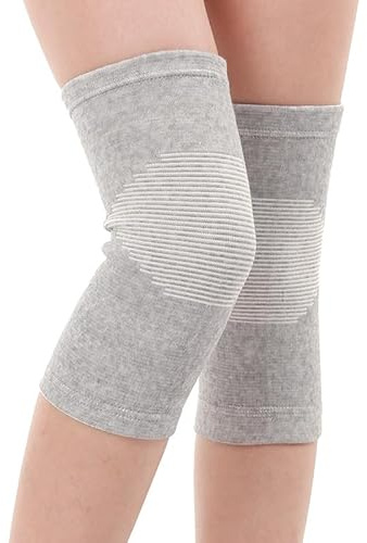 MEIION greenvitalitys Bambooflex - Ginocchiera In Bambù 2 Pezzi Ginocchiera Sportiva Elastica in Fibra di Bambù, Comoda e Protettiva - Taglia Libera per Tutti gli Sport