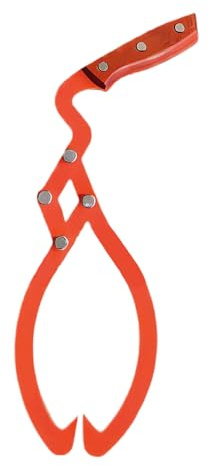Acunny Gancho de borde – Herramienta de acero inoxidable con forma ergonómica y 51 cm de longitud | Pinza tronco y alicates forestales | Para jardín, silvicultura, exteriores, camiones, vehículos todo