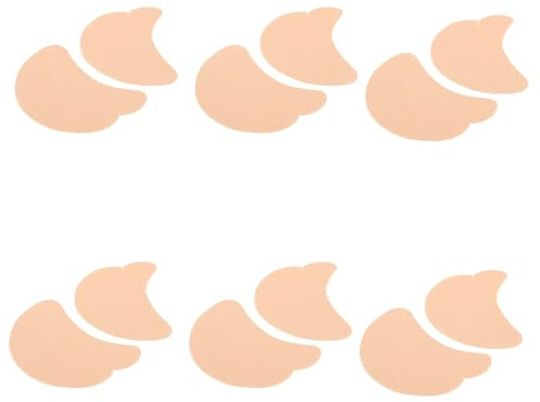 Hemobllo 6par Pegatinas de Protección Solar Facial para Golf Cinta UV Adhesiva Protectora para Exteriores Cuidado Piel Accesorios Deportivos para Senderismo y Tenis