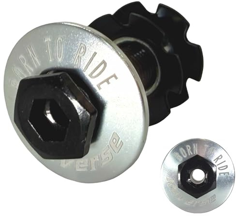 Reverse Alu Top Cap MTB Dirt Barspin Steuersatzkappe Freestyle Rotor M10 Hohl Schraube für Bremszug Leitung