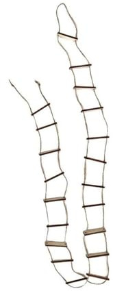 Minis Wooden Rope Ladder for Gnomes Decors Microlandscape Fairy Gardens Diys Minis Wooden Rope Ladder