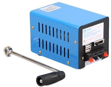 Handhållen generator | 20 W vevladdare handhållen nödgenerator 2 000