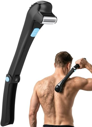 Rasoio Elettrico Schiena Uomo Nero Abs per Peli Dorsali | Do-it-yourself, Rimozione Peli Dorsali, Alimentazione 2 Batterie Aa Non Incluse
