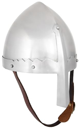 Battle-Merchant Normannischer Nasalhelm, Wikingerhelm, 1,6 mm Stahl