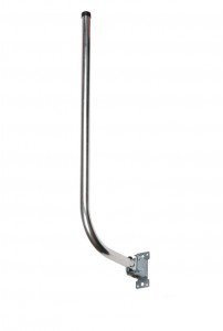 3ft J Pole + fixed Wall mount