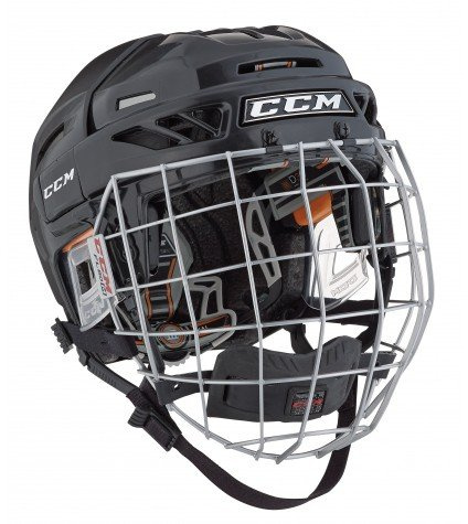 CCM Fitlite 3DS Combo hjälm senior, storlek: S, färg: vit