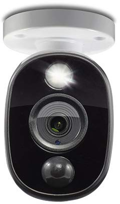 Swann 1080p Thermal Sensing Sensor Warning Light Bullet Security Camera, PRO-1080MSFB, Weatherproof, Color Night Vision, Sensor Light