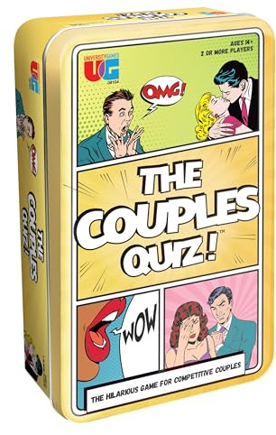 University Games The Couples Quiz Game from, Learn More About Your Partner, for 2 or More Players Ages 14 and Up (09104)