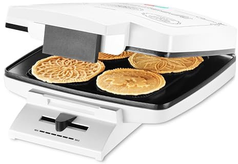 Gaufrier Trisa Bricelet Classique revêtement anti-adhésif, rabattable, voyant lumineux, réglage de la température en co