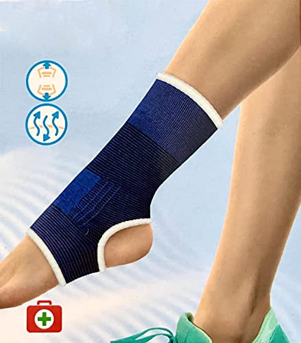 Bonvie.shop Elastische Sportbandage Fußbandage Fußgelenkbandage Fußgelenkstütze Sport Fußstütze