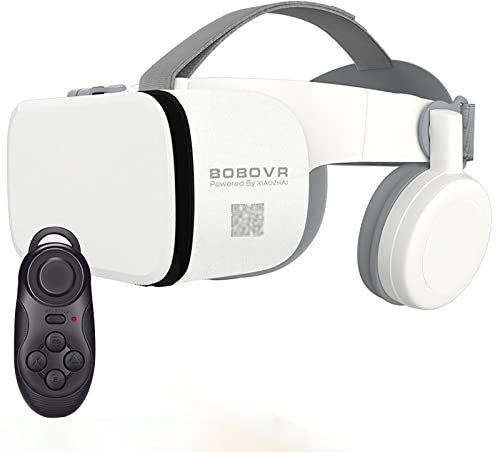 Gafas 3D Auriculares VR, Gafas Realidad Virtual Casco Inalámbrico VR, Para Películas/juegos 3D Metaverse Goggles Controlador Auriculares Compatibles Con Todos Teléfonos IPhone/Android 4.7-6.3 ( Colo