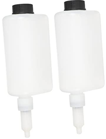 TOPBATHY 2 Ensembles Bouteille De Rechange pour D'évier Bouteille De Rechange pour Contenant De Bouteille De Distributeur De Cuisine Mural Tête en Plastique