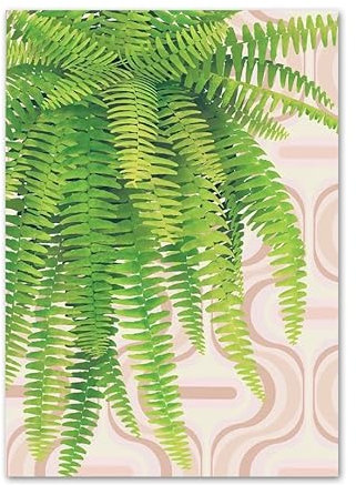 Botanical Monstera Cactus Yucca House Plant Wall Art Canvas Painting Nordic Posters and Print Wall Picture for Living Room Decor(F)