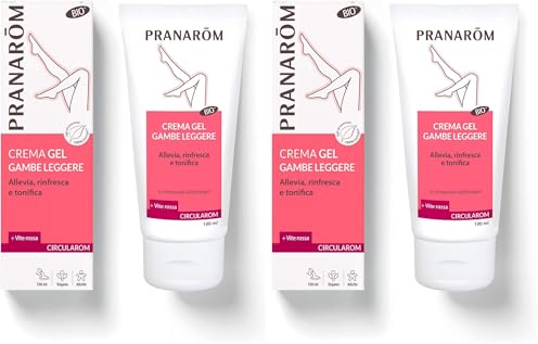 PRANAROM - Circularom Gel Crema Bio - Aceites Esenciales de Cade, Menta de Campo, Geranio - Alivia, Refresca y Tonifica - Favorece la Circulación y Ofrece un Confort Circulatorio - 100ml