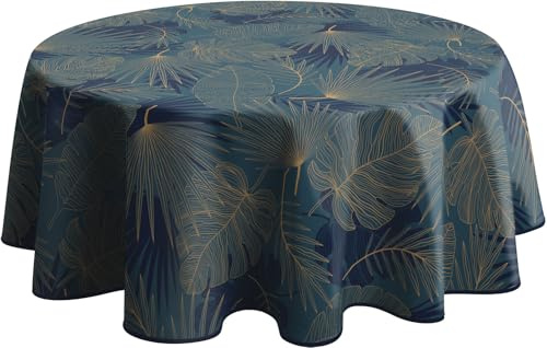 Nappe Anti-Taches Olinda Bleu - Ovale 150 x 240 cm