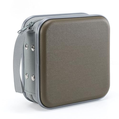 LIOVODE DVD-Tasche, 48 Kapazität CD-Hüllen Plastik Disc Organizer für Auto | CD aufbewahrung, von blu-ray, stabile plastik, rutschfeste CD-einlagen, reißverschlussverschluss, tragegriff, platzsparend