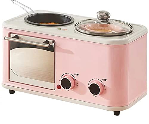 Máquina de Desayuno Multifuncional, panificadora, tostadora, Mini Horno eléctrico, tostadora pequeña automática, sandwichera