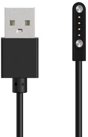 Panlouting Chargeur USB 60cm Magnétique 4 Broches 7.62mm Câble de Charge compatible avec Montres Connectées, Lunettes Intelligentes, Traqueurs d'Activité
