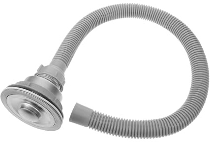 DIYEAH Bathroom Sink Drain Pipe Kit Sink Drain Fitting Washbasin Plug Extension Pipe Easy Installation