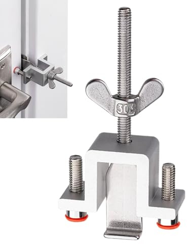 Cerradura de puerta de hotel, cerradura de entrada portátil resistente con diseño antirrobo para mayor seguridad, dispositivo de seguridad de viaje para mujeres, dormitorio, garaje, apartamento y uso